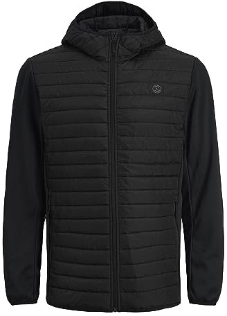 Jack & Jones Herren JjemGewatteerde Noos Jacke 12182242,Black 3,L