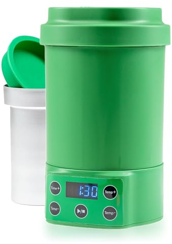 Nebula Boost-Dekarboxylator Und Aufgussgerät | Verschwendungsfreier | Grün | Aktivierung Von Kräutern Und Aufguss Von Butter Und Ölen. Einfache Bedienung, Buttergerät, Neuer Deckel