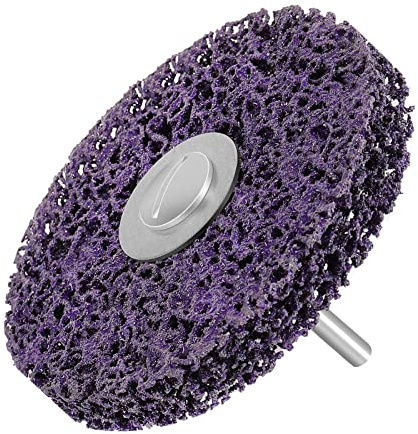 Shineboc Grobschleifscheibe, 4 inch (100mm) CSD Scheibe Schleifscheibe, Nylongewebe Scheibe für schleifens Polierens Rostentfernung zum Metall Stahl Edelstahl (Lila)