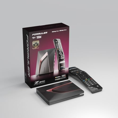 Formuler Z12 Ultra, 4K 60fps 10Bit Android 12 Streaming Media Player | Flaggschiff-Empfänger mit Quad-Core-Prozessor, 4GB DDR4 RAM, Dolby Vision, WiFi 6E, Gigabit LAN und Bluetooth-Fernbedienung