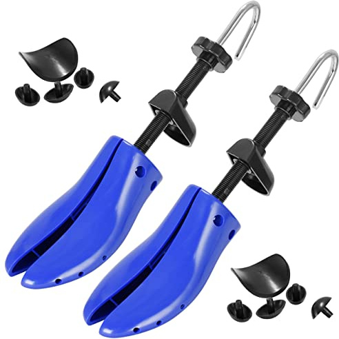 welsberg 1 Paar Schuhdehner für Manner Schuhe variabel Gr. 40-47, Blau | Schuhstrecker, Schuhspanner, 4-fach Dehner für Damen und Herren Schuhe, Sneaker, Turnschuhe, Ballerinas, Loafers, Mokassins