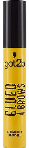 got2b Augenbrauengel Glued 4 Brows, transparente und langanhaltende Augenbrauen Mascara formt die Brauen, Eyebrow Gel mit veganer Formel, 16 ml