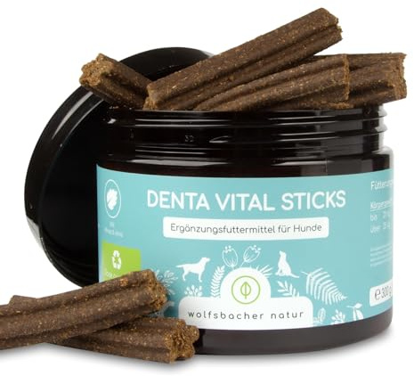 Zahnpflege-Snacks für Hunde – 28 Dental Sticks zur Zahnreinigung ohne Bürsten – Löst Zahnstein & Zahnbelag – Für frischen Atem mit Minze & Anis – Natürliche Zahnhygiene