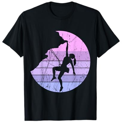 Klettern Kletterer Bergsteigen Bouldern Kletter Mädchen T-Shirt