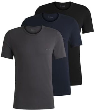 BOSS Herren T-Shirt, Open Blue 497, XXL