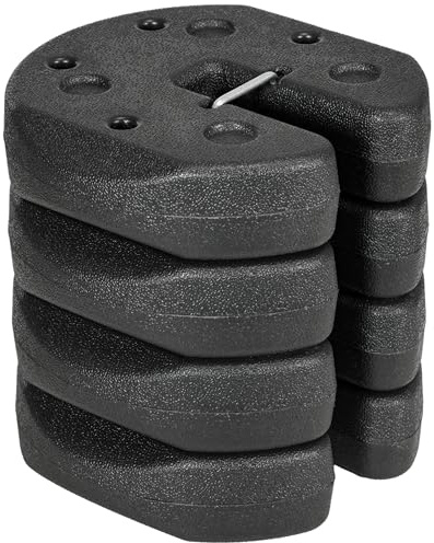Outsunny Pavillon-Gewichte, insgesamt 12 kg, für Pavillon-Beine, mit verstärkten Stiften und Tragegurt, für Pavillons, Unterstände, Festzelte, Zelte, 4 Stück