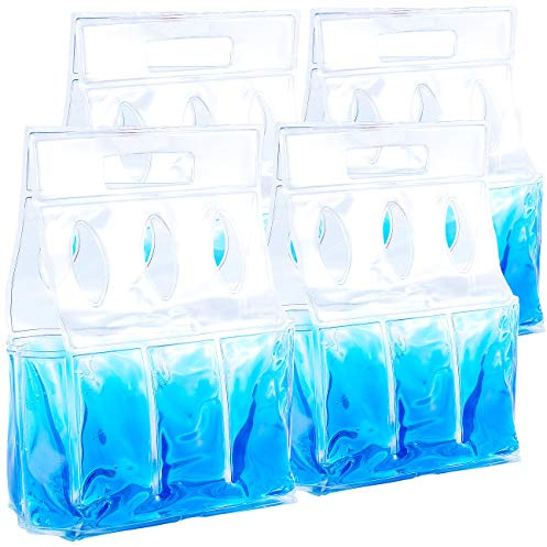PEARL Flaschenkühl-Tasche: 4er-Set Kühl-Tragetaschen für je 6 Flaschen oder Getränkedosen (Flaschenkühler Tragetaschen, Aktiv, Dose)