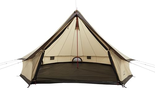 GRAND CANYON Zelt Indiana 8 Familienzelt – Großes Tipi- & Glockenzelt für bis zu 8 Personen mit eingenähtem Boden