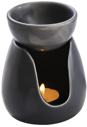 SUPRROW Aromalampe Teelichthalter,Duftlampe aus Keramik,Duftlampe für ätherische öLe,Keramik Duftstövchen,Duftwachslampen, für Wohnkultur