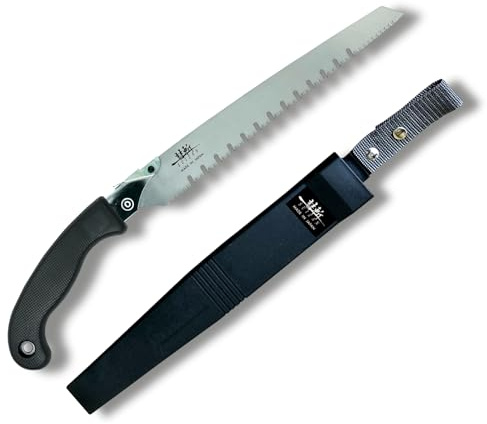 SUIZAN Astsäge 270mm mit Gulletsägeblatt - Professionelle Japanische Baumsäge Handsäge Gartengeräte