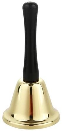 Weihnachtsglocke Nikolausglocke, Gold Glocke - Accessoire zu Nikolauskostüm, Weihnachtsmannkostüm - Weihnachten/Nikolaus