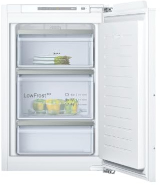 NEFF N 70 Einbau-Gefrierschrank 87.4 x 55.8 cm Flachscharnier GI1216DE0 | Made in Germany, 96 L Nutzinhalt, sanfte Soft Close Tür, weniger Eis durch Low Frost, extra große Big Box Gefrierschublade