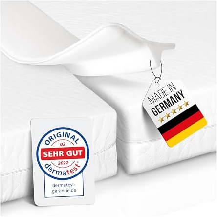 Rosenkern® Liebesbrücke für Matratzen 200 x 25 - [Qualität aus Deutschland] - Matratzen-Ritzenfüller aus einem Stück - Bettritzenfüller - Matratzenkeil für Matratzen & Topper ab 5 cm