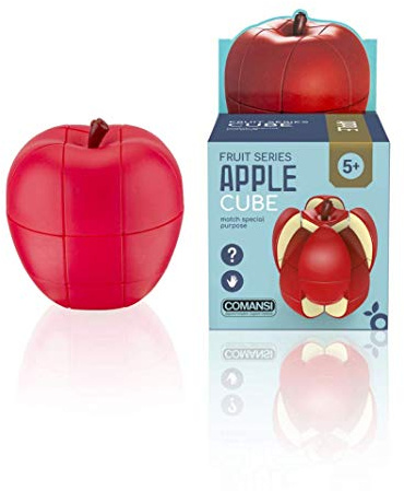 Fruit Cube Puzzle, Apfelform, Rubik-Stil, für Kinder und Erwachsene