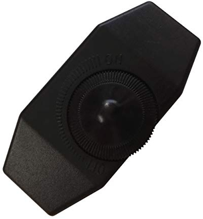 LED Dimmer (Schnur-Drehdimmer) 1-60 Watt stufenlos dimmbar/dimmen für dimmbare LED Leuchtmittel - Dimmschalter Schnur-Zwischendimmer Geräuschlos LED-Dimmer (schwarz)