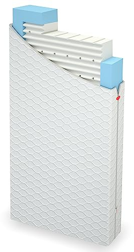 PARADIES Kindermatratze 60x120 cm Mariella-Hygienica | Babymatratze 60x120 cm mit umlaufender Trittkante, abnehmbare & einzeln waschbare Bezugseiten