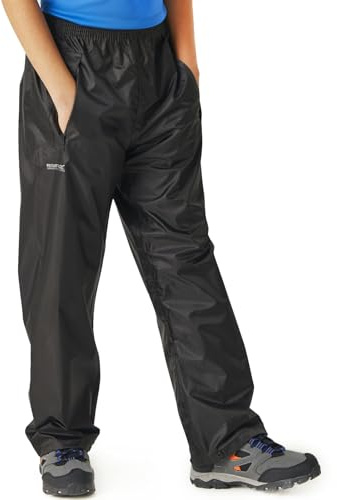 Regatta Unisex-Child Kids Stormbrk O/T Hiking Pants, Black, 14 Years, 14 Jahre