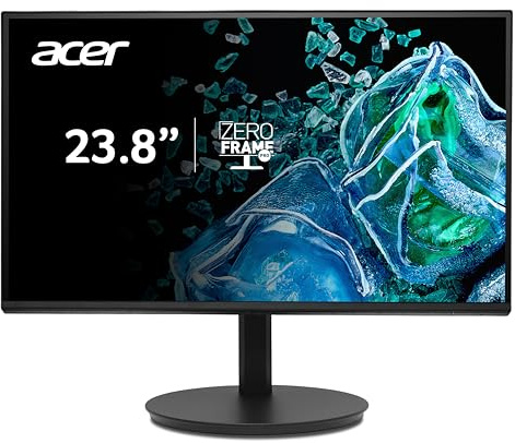Acer Vero CB242YG Monitor 24 Zoll (60,5cm) Full HD, 120Hz, 3 Jahre Garantie | 24 Zoll (60,5 cm), Full HD, 120Hz, 1ms(VRB), höhenverstellbar, drehbar (Pivot), VESA