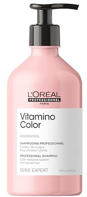 L'Oréal Professionnel Farberhaltendes Haarshampoo für coloriertes Haar, Mit Resveratrol, Serie Expert, Vitamino Color Shampoo, 500 ml