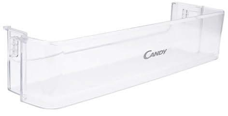 CANDY 43008331 Kühlschrankablage für Lebensmittel und Flaschen, Kunststoff, Originalzubehör, Funktionelles Design, einfach zu montieren, 9.40x46.10x16.60 cm