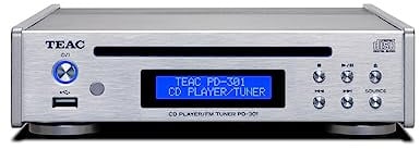Teac PD-301DAB-X CD Player mit DAB/UKW Tuner, Silber