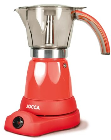 Jocca Elektrische Espressokanne mit 360° Basis, 6 Tassen Kapazität
