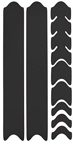 AlphaShield Fahrrad Rahmenschutz Kettenstreben Schutz Folie Aufkleber Rahmen Schutz Carbon MTB BMX Lackschutz Folie K099