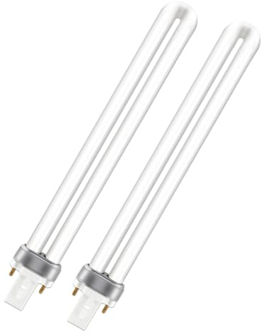 Ddlisu G23 2 Polige 11W Kompaktleuchtstofflampe, Warmweiß 2700K, 890 LM, G23 2 Polige CFL Energiesparlampen, U Förmige Röhre, Anwendbar für Wohnzimmer, Schlafzimmer, Flur, Nicht Dimmbar, 2 Stück