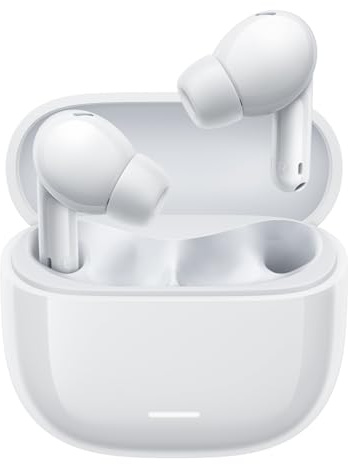 Redmi Buds 6 Lite - In-Ear Kopfhörer, dynamische 40dB Active Noise Cancellation, bis 37 Stunden Akkulaufzeit, Titan-Membran mit 4 Soundeinstellungen, AI-Rauschunterdrückung, Google Fast Pair, Weiß