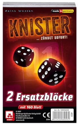 NSV - 4051 - KNISTER - Ersatzblöcke 2er Set - Würfelspiel