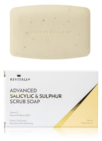 Revitale Advanced BHA Salicylsäure- & Schwefel-Peelingseife – Klärende Peelingseife