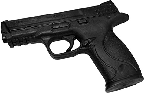 DEPICE Trainingspistole Hartgummi, Schwarz