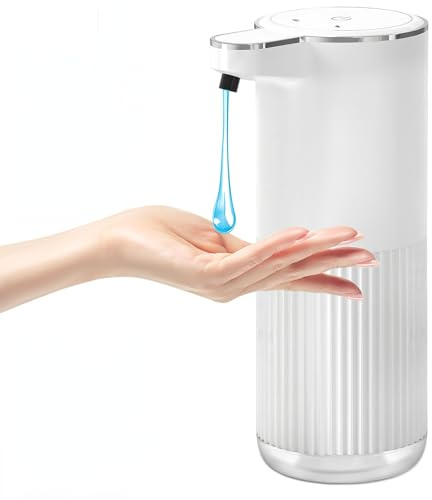 TEBOKHAD Seifenspender Automatisch, 360ml Elektrischer Seifenspender Mit Sensor, 4 Einstellbare Stufen, USB Wiederauflabar, IPX5 Wasserdicht Für Küchen, Bad, Schule, Hotel (Gel)
