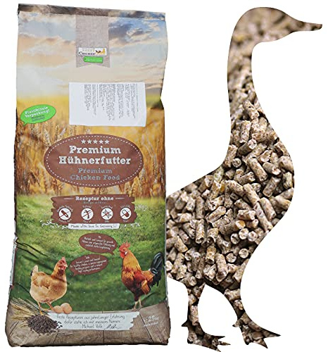 Entenfutter & Gänsefutter 25kg – DuckGold® Pellets für Wassergeflügel – Alleinfutter ab 4. Woche – ohne Gentechnik, mit Vitaminen & Eiweiß – ausgewogenes Geflügelfutter für Enten & Gänse