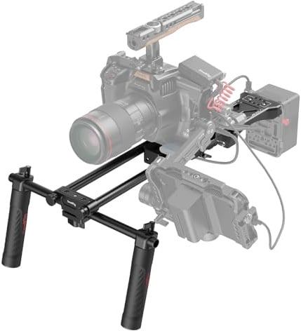 SMALLRIG Camera Shoulder Rig Basic Schulterset für DSLRs und spiegellose Kamera-Rig, Schulter-Rig mit Universal-Grundplatte - 2896C