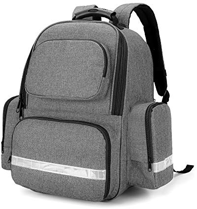 Trunab Notfallrucksack Leer für Medizinische Zubehör | Arzttasche Notfalltasche für Rettungskräfte, Sicherheitsbeauftragte