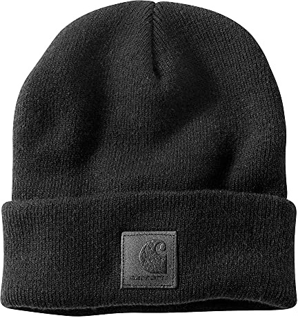 Carhartt Herren Knit Beanie, Schwarz, OFA