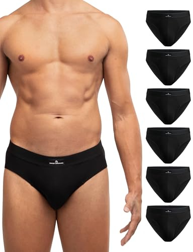 DANISH ENDURANCE 6er Pack Herren Slips, Klassischer Slip aus Baumwolle | Klassischer Slip aus Baumwolle, Weich, Atmungsaktiv & mit Stretch für Alltag und Sport, Herren Unterwäsche