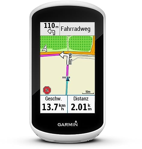 Garmin Edge Explore GPS-Fahrrad-Navi mit 3 Zoll Touchscreen, Europa Karte, Schwarz/Weiß
