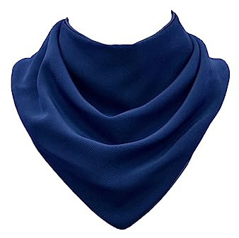 Care Designs Halstuch-Lätzchen für Erwachsene, wasserdicht, für ältere Menschen, waschbar, stilvoll, würdevoller Kleidungsschutz für behinderte Männer und Frauen, weich und bequem, navy, M