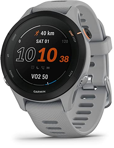 Garmin Forerunner 255S – GPS-Laufuhr mit individuellen Trainingsplänen, speziellen Lauffunktionen und detaillierter Trainingsanalyse. 1,1“ Farbdisplay, Akkulaufzeit bis zu 14 Tage, wasserdicht