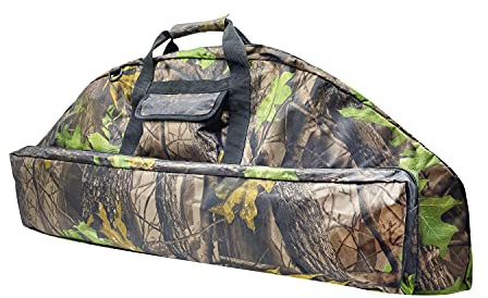 Alephnull Compoundbogen Tasche mit Pfeiltasche Bogentasche Compoundbogen Köcher für Pfeil und Bogen Bogenrucksack Soft Waffentasche Range Bag Recurvebogen Tasche für Jagd Schießen (Baum, L)