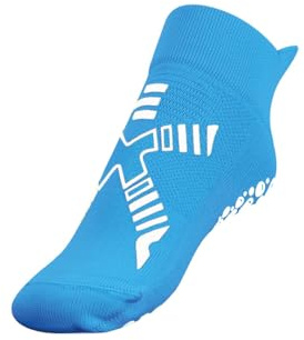 R-evenge Kids Pool Schwimm-Socke mit Anti Rutsch Sohle für mehr Sicherheit am Beckenrand Aqua-Socke Bade-Schuhe Kinder Mädchen-Schwimm-Socke Jungen-Schwimm Socke Anti-Rutsch (Azzuro/Weiß, 20/24 EU)