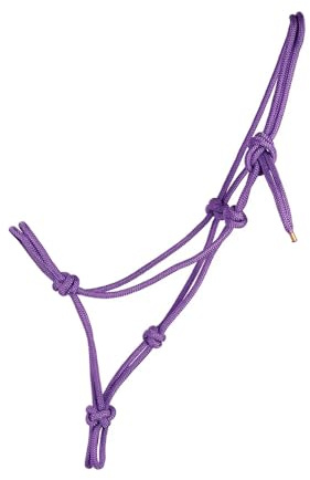 Hy Seil Knoten-Halfter (Einheitsgröße) (Violett)