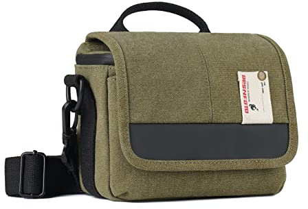 Besnfoto Kameratasche SLR spiegellose Kamera kleine Umhängetasche Fotografie Tasche Abdeckung wasserdichte und regendichte Outdoor Fotografie Leinwand Tasche, professionelle Kamera Tasche