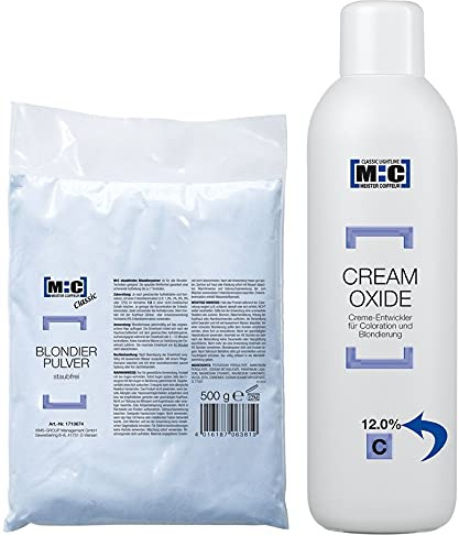 Blondierung 500g + Meister Coiffeur OXIDANT 12% - 1000ml