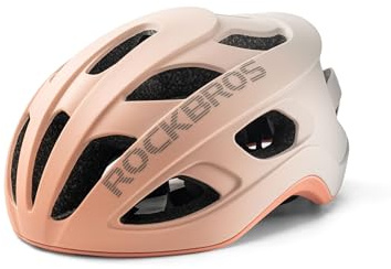 ROCKBROS Fahrradhelm Rennradhelm für Damen Herren, 240g Leichter Radhelm | mit Guter Belüftungssystem für Mountainbike Rennrad Gravelbike, Verstellbar 58-62cm