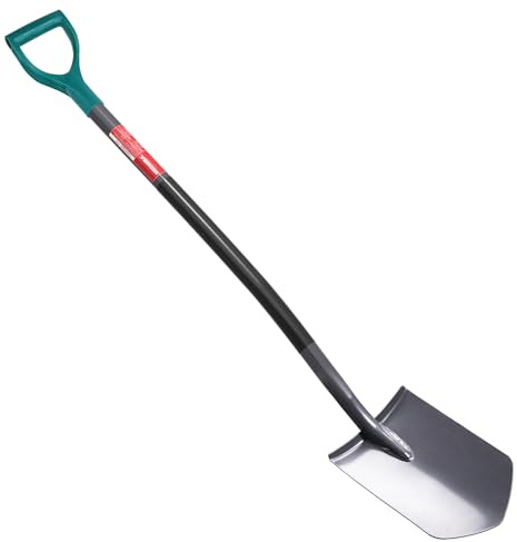 HYCHIKA Schaufel Garten Spaten, Schaufeln, Robuster Gartenspaten, Pflanzspaten, Hochwertiger Gehärteter Stahl, D-Griff, Ergonomischer Griff, Gartenwerkzeug Für Garten, Unkraut Jäten, Pflanzen