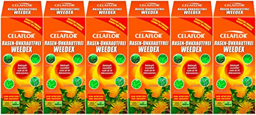 6 x 400 ml Celaflor Rasen-Unkrautfrei Weedex Unkrautvernichter