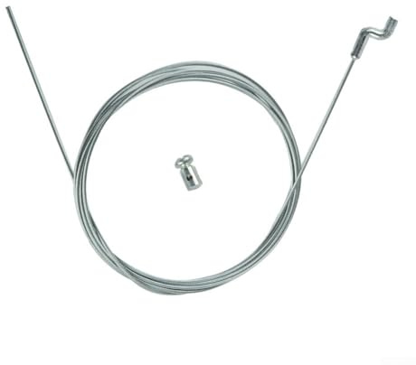 Rasenmäher Gaszug, Länge 200cm Z Haken Rasenmäher Ersatzkupplungen Kabel für die meisten motorisierten Gartenmaschinen